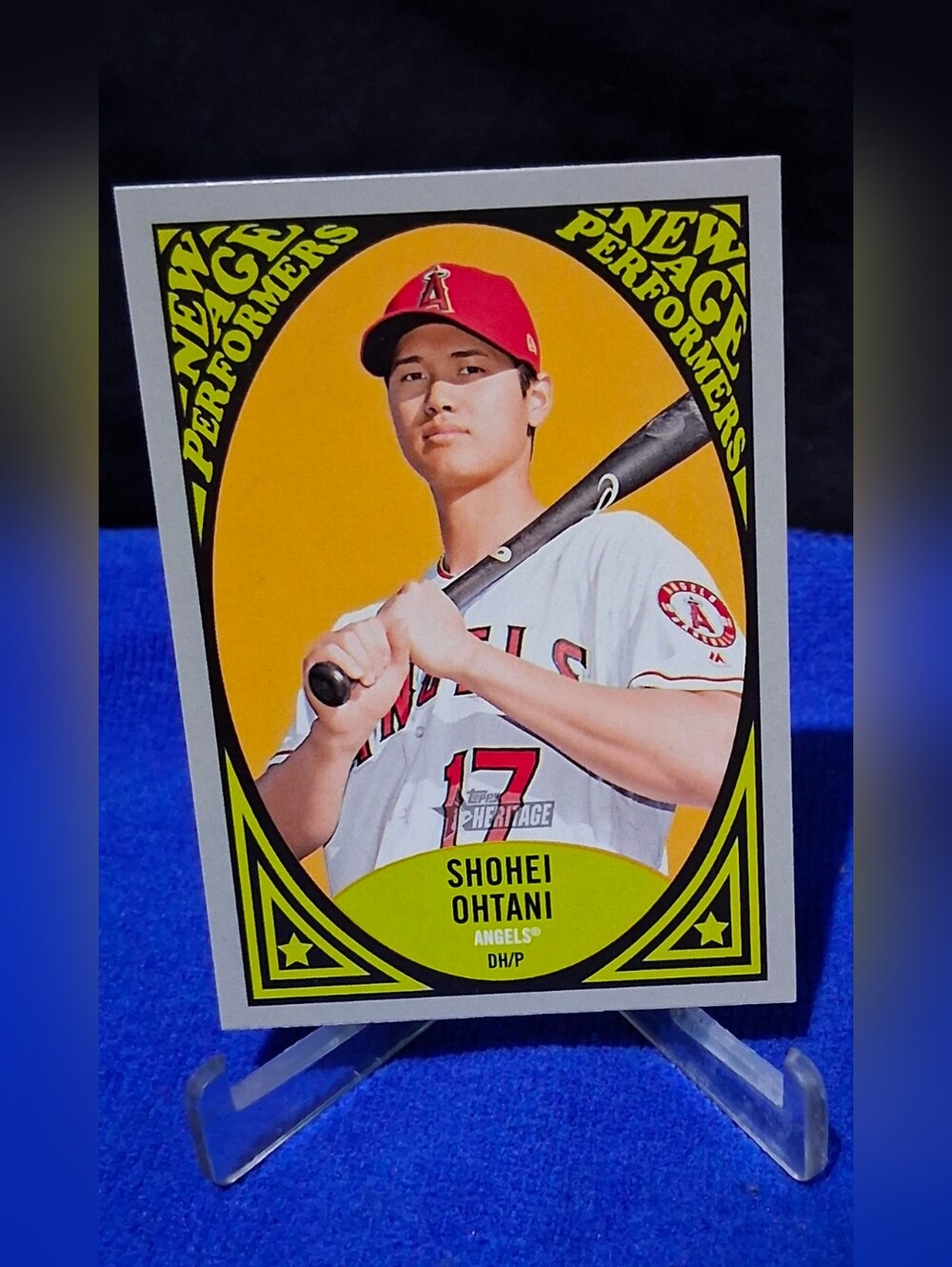Shohei Ohtani 2019 Topps Heritage New Age Performers #NAP-14 - LA Angels